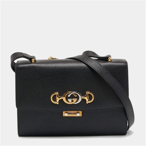 gucci blak grained|gucci shoulder bag.